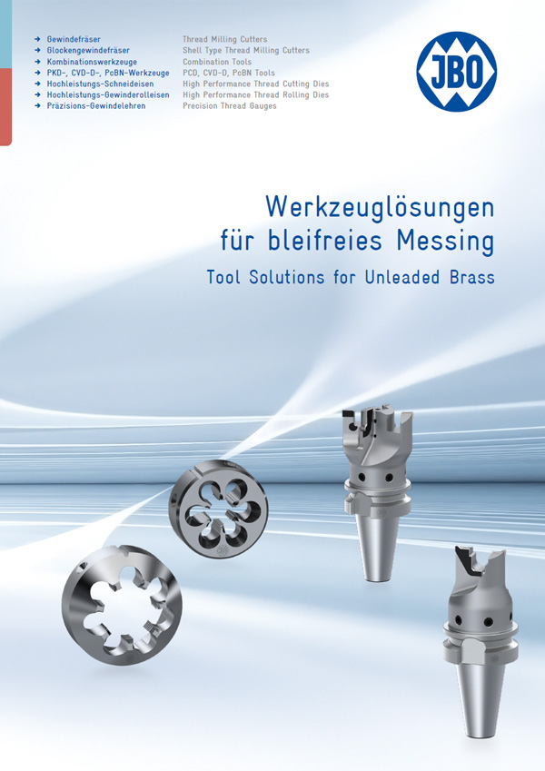 Werkzeuglösungen für bleifreies Messing